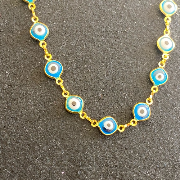 Turkish blue eye necklace - Picture 2 of 5